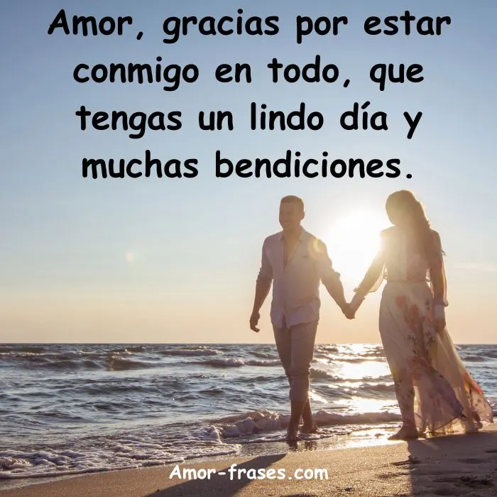 Mensajes de buenos días amor