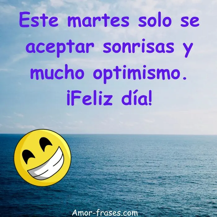 Buenos días feliz martes